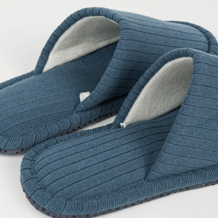 Zapatillas Canale Raya Ancha Azul