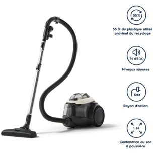 Aspirateur sans sac ELECTROLUX Higienic 600 EL61H4SW