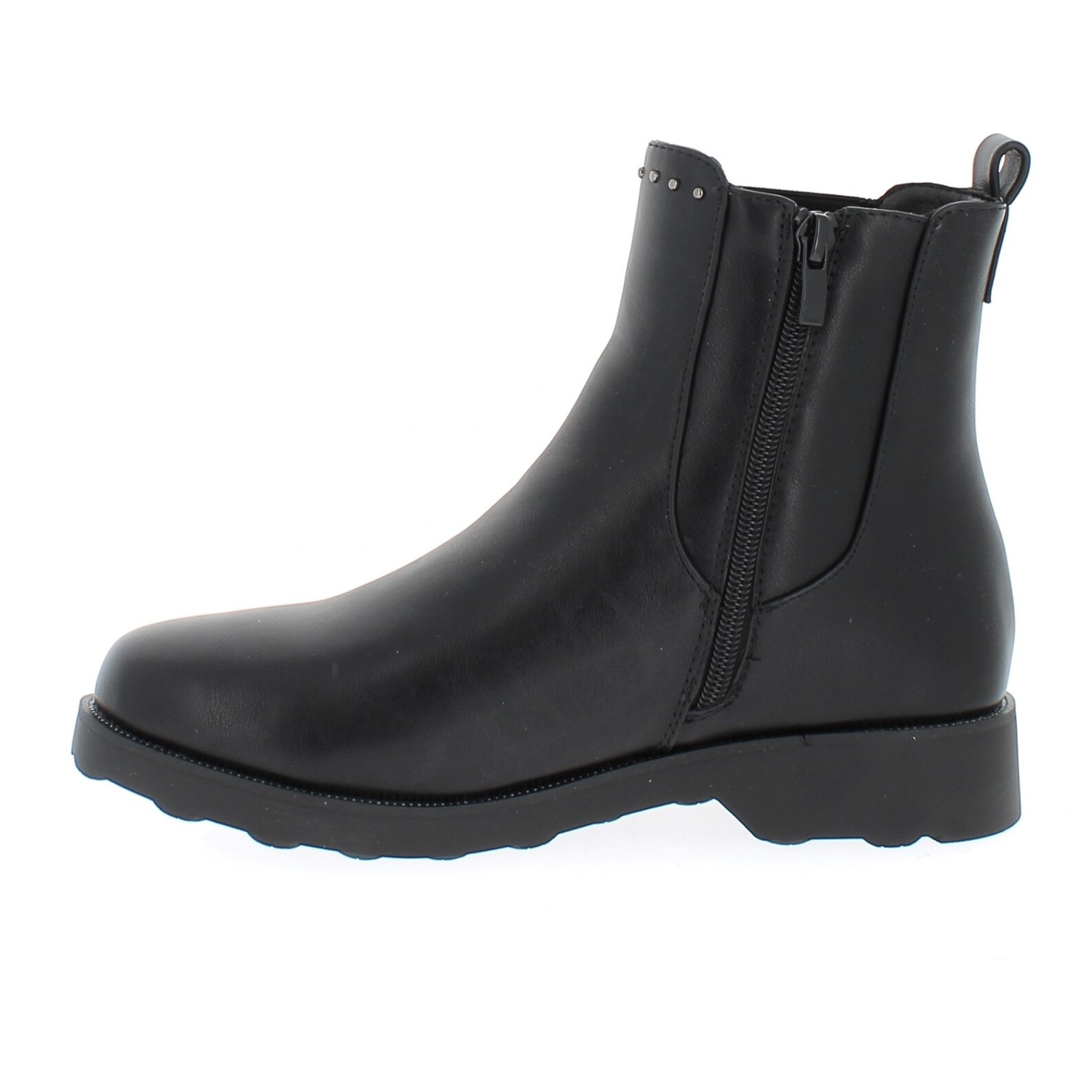 Armata di Mare Scarpe Donna Chelsea Boots con Zip Laterale AMD W52C66 Black