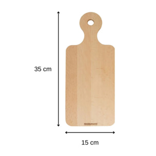 Planche à découper rectangulaire 35 x 15 cm Fackelmann Nature