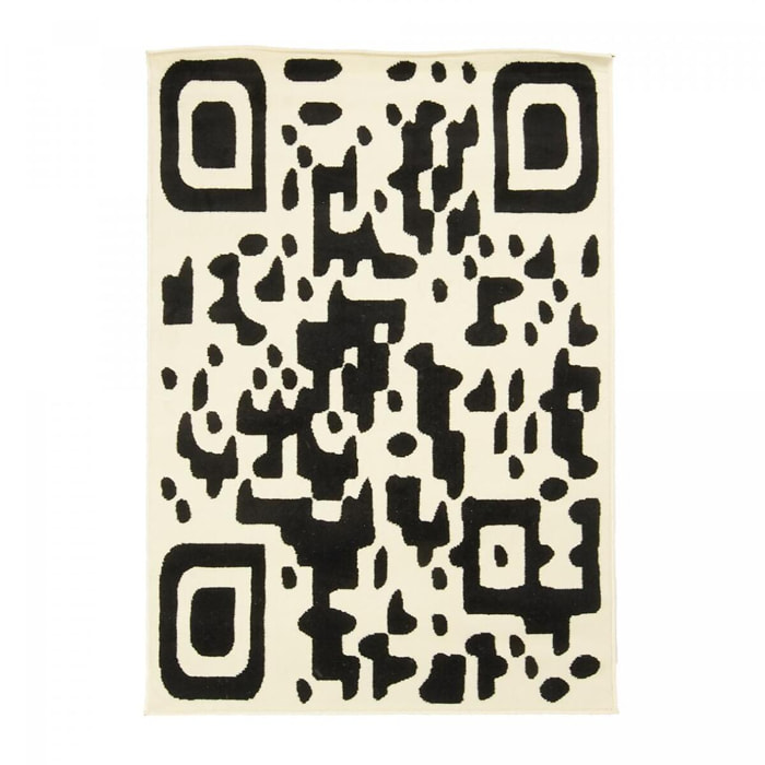 Tapis salon et chambre tissé motif géométrique NUNO