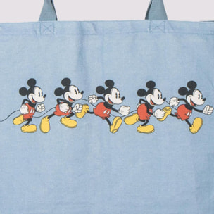 Bolsa Shopping Mickey Mouse - Color Azul