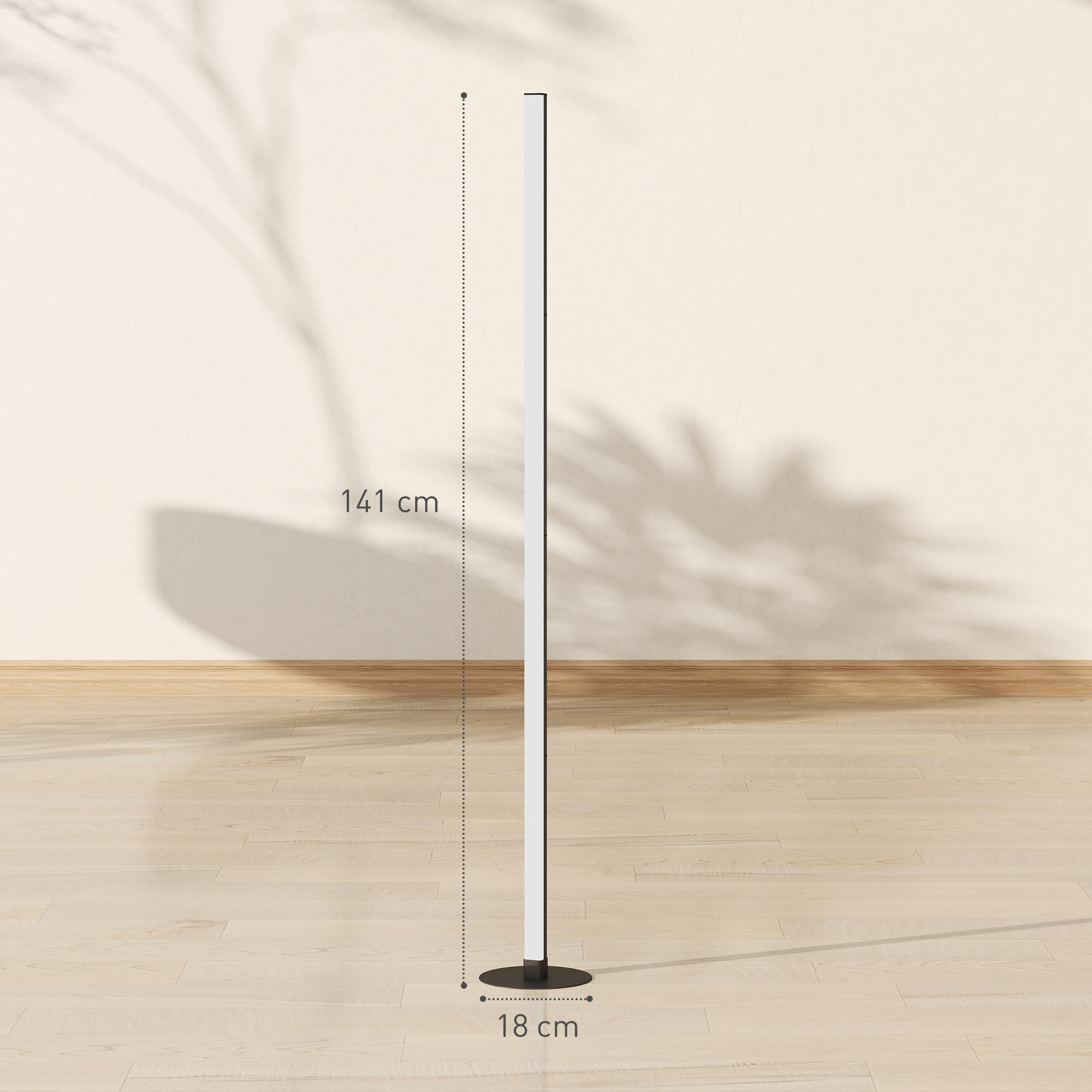 Lampadaire LED RGBIC 16 millions de couleurs avec contrôle APP et télécommande - musique sync, modes de scène et timer