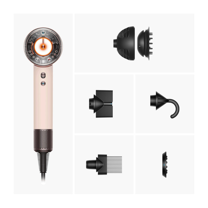 Dyson Supersonic Nural™ - capelli ricci o molto ricci (Rosa Cipria/Oro Rosa)