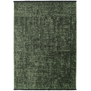 MIRA - Tapis de salon vert au design abstrait
