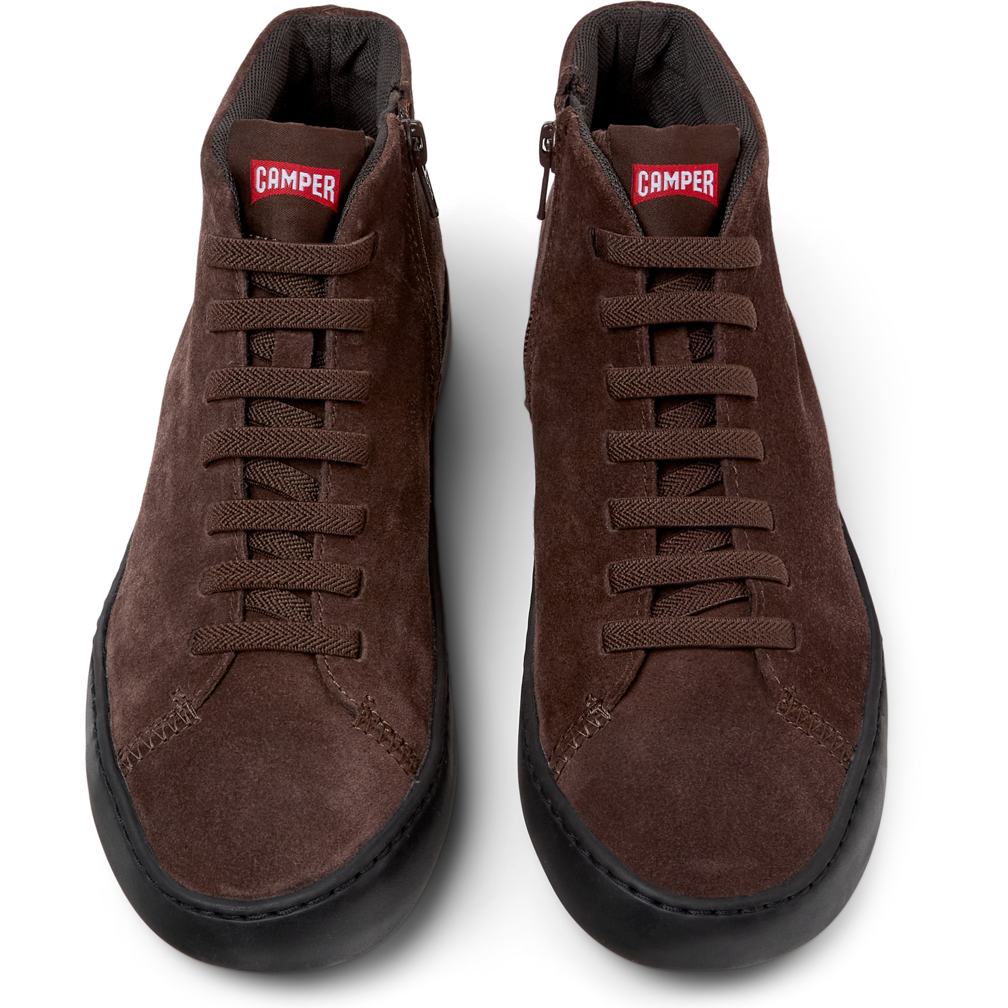 Zapatillas - CAMPER Peu Touring - Marron - Piel de ante