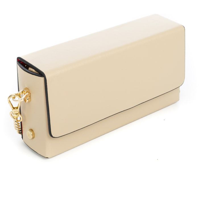 Bagnoregio bolso bandolera mujer. Piel auténtica Ruga.