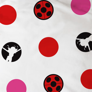 Parure de lit imprimée 100% coton, MIRACULOUS LADYBUG READY