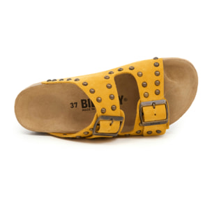 SANDALO CON ZEPPA BILLOWY GIALLO