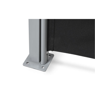 Paravent rétractable premium gris anthracite