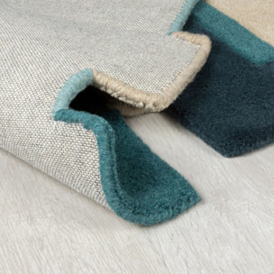 Tapis graphique en laine COLLAGE