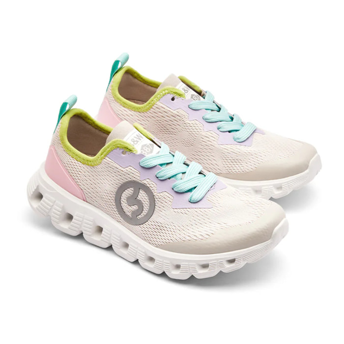 Sneakers sportive con dettagli multicolore
