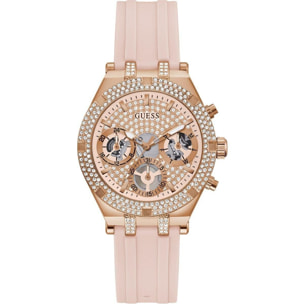 Reloj Guess GW0407L3 Mujer Analogico Cuarzo con Correa de Silicona