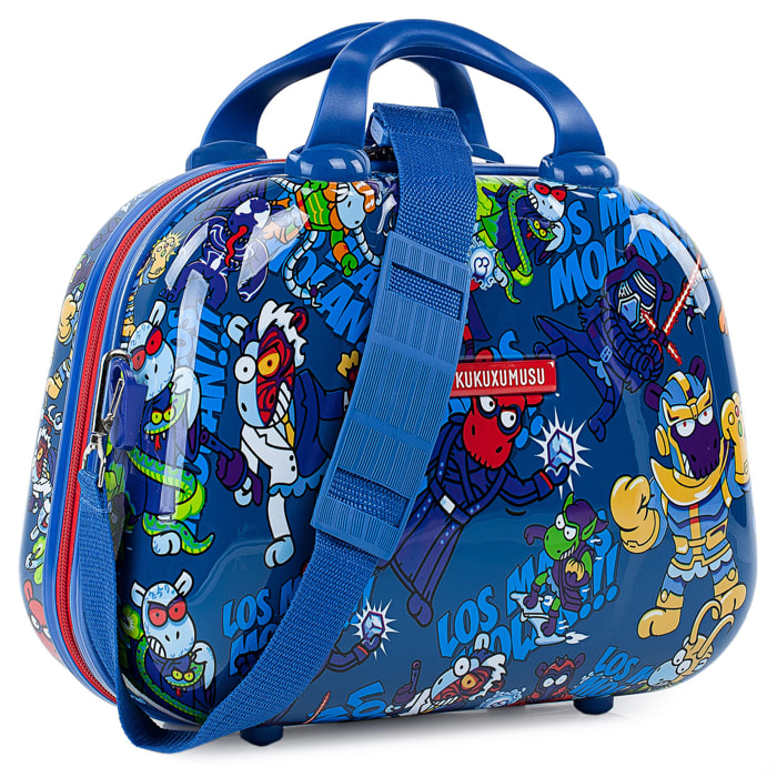Neceser Viaje Rigido Kukuxumusu Malos Mix Azul