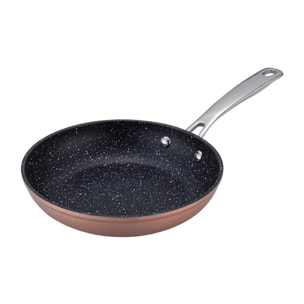 Poêle cuivré   Greblon céramique - "Elégance"