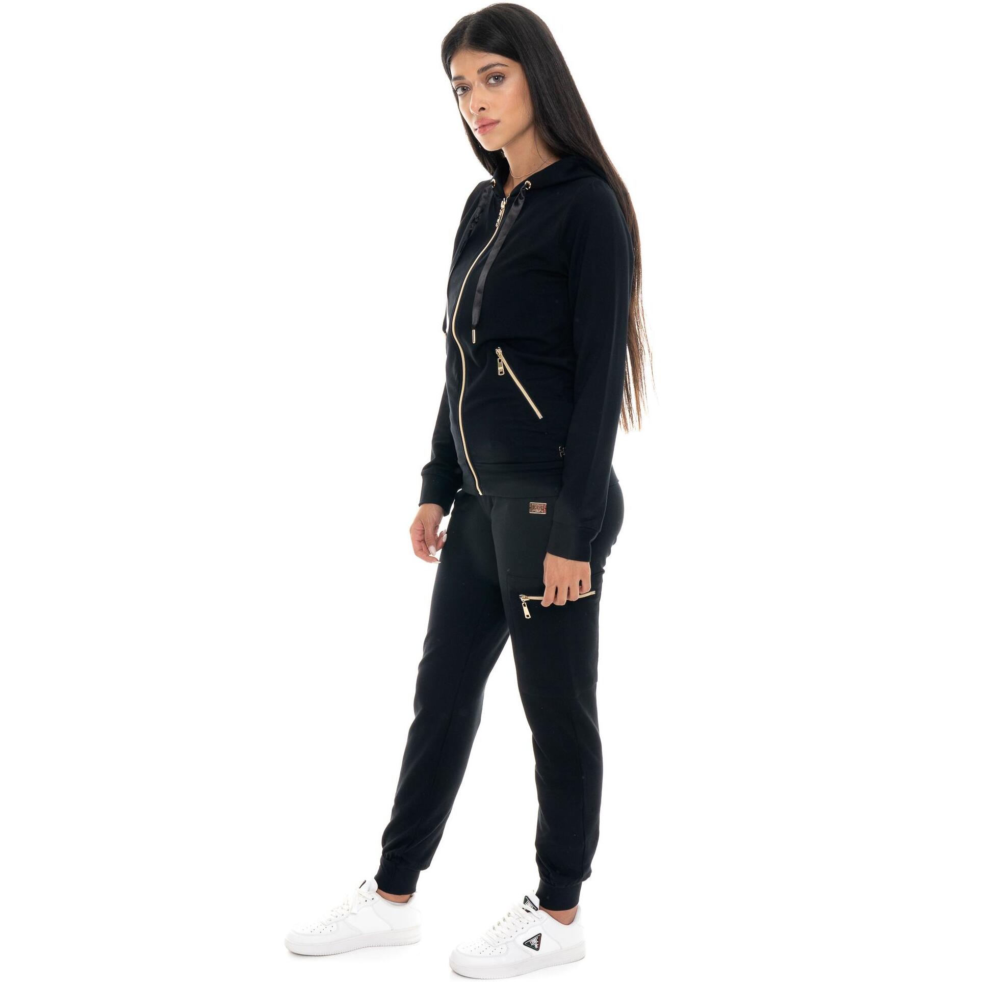 Tuta invernale donna cappuccio e zip Leone 1947 Chic Tones