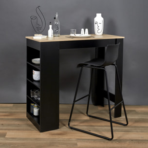 Table De Bar Mange Debout Avec Etageres Cheers