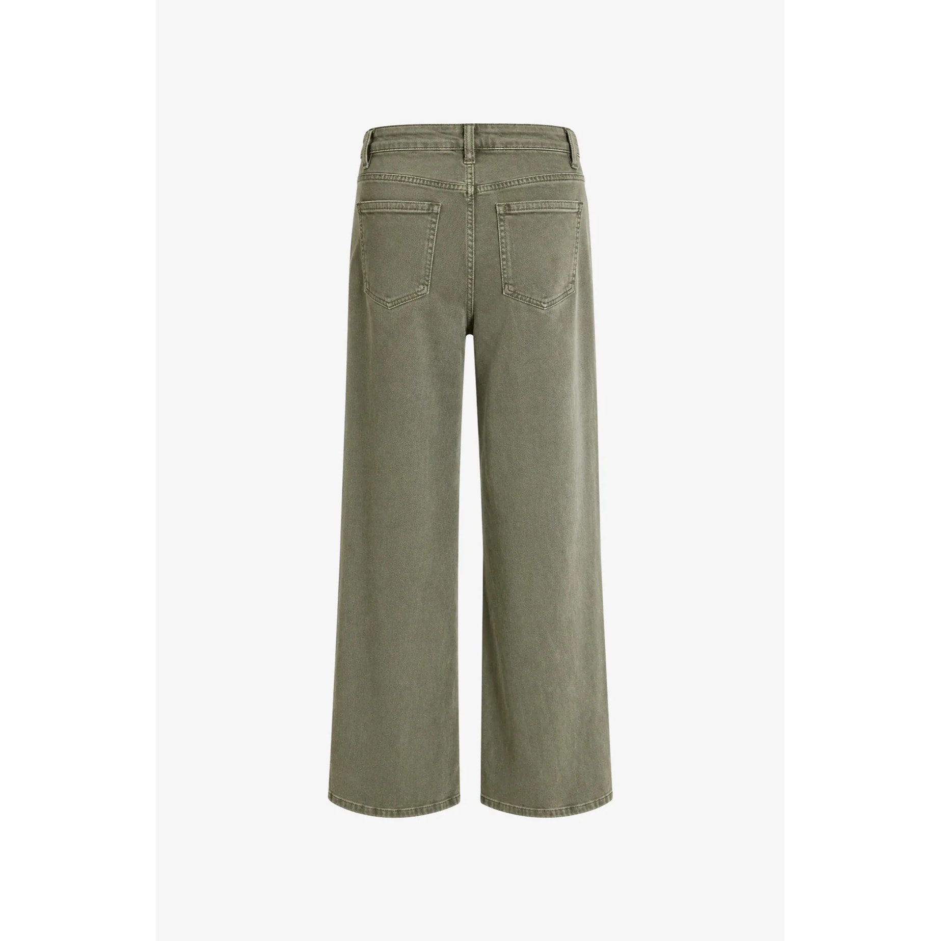 Pantaloni Esercito wide leg verdi donna