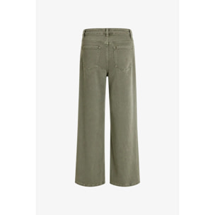 Pantaloni Esercito wide leg verdi donna