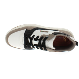 Armata di Mare Scarpe Uomo Sneakers Casual Stringate con Soletta Rimovibile in Memory Foam AMU W24D652 Beige Off White