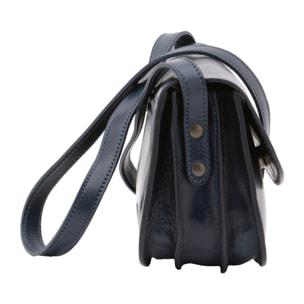 Borsa a tracolla  da donna In Vera pelle Made in Italy 22x16x9,5 cm