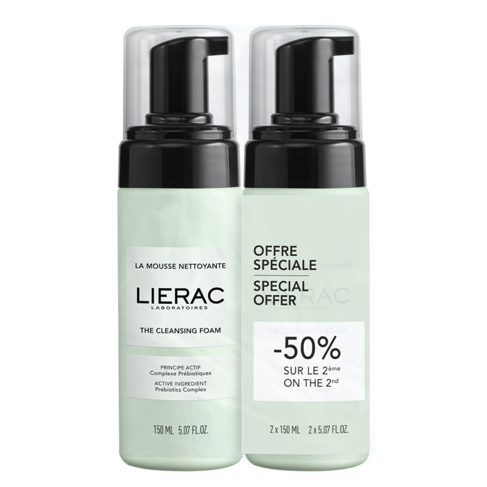 The Cleansing Foam - Duo Mousse Nettoyante 2x150ml