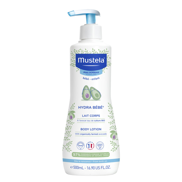 Hydra Bébé Bio - Lait Corps Peau Normale 500 ml
