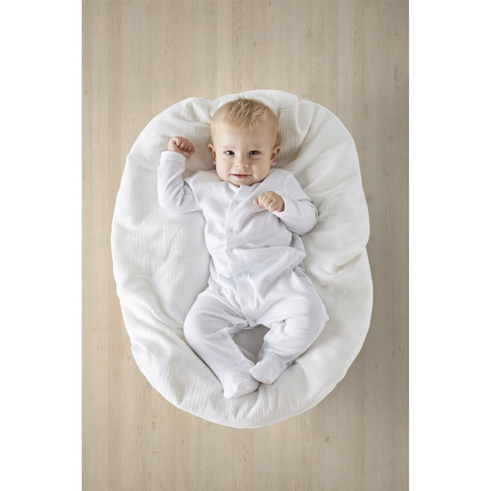 Pelele Est. Cont. Topitos Gris Talla 0