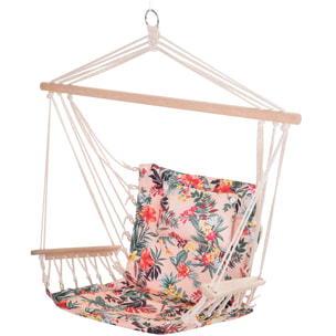 Chaise suspendue hamac de voyage multicolore