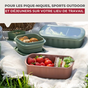 Lot de 11 boîtes hermétiques avec 3 boîtes à sauce Fackelmann Storage