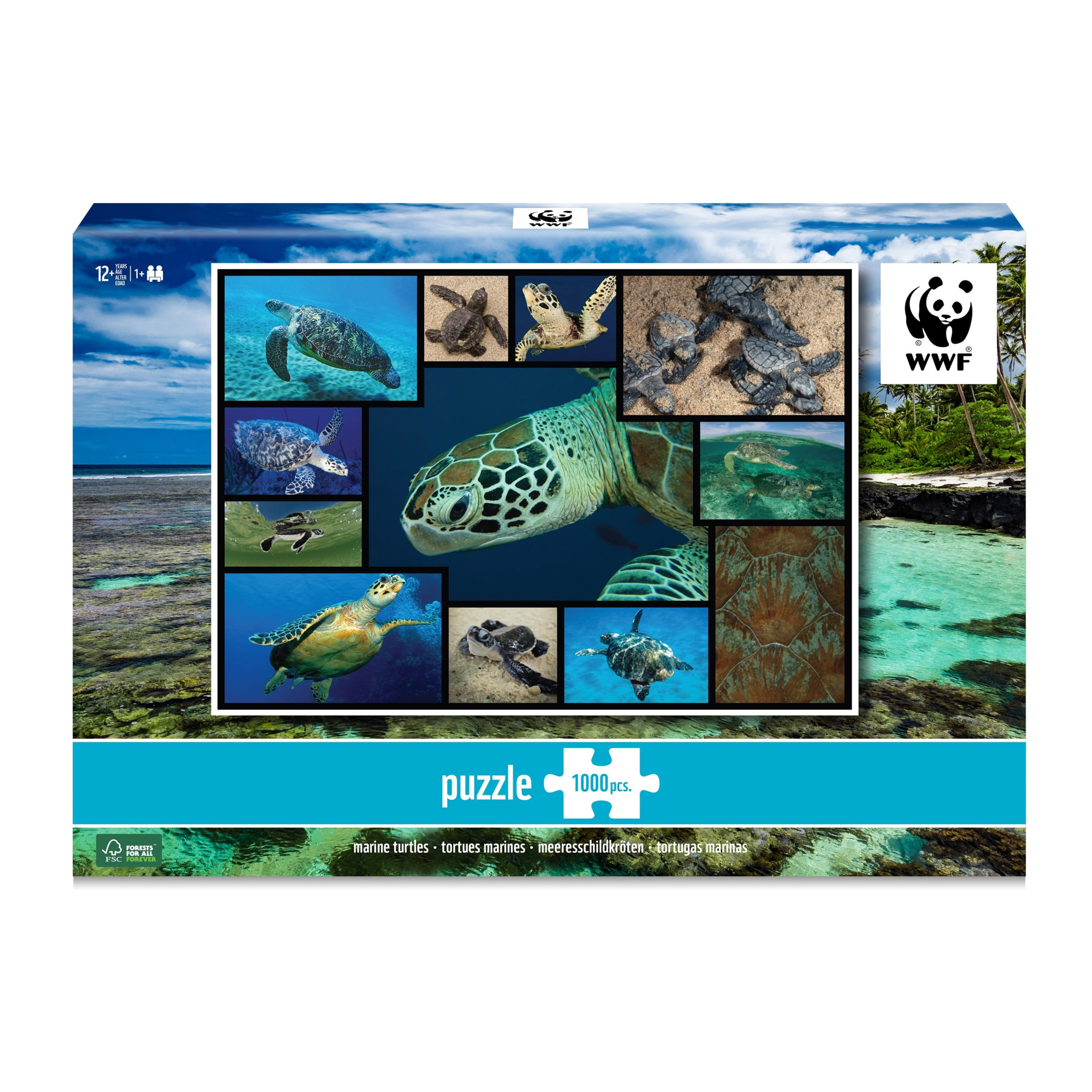WWF PUZZLE - TORTUGAS 1000 PIEZAS