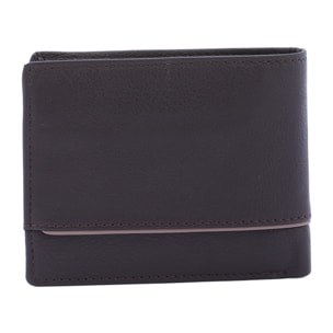 Portafoglio  da uomo In Vera pelle Made in Italy 12x10x3 cm