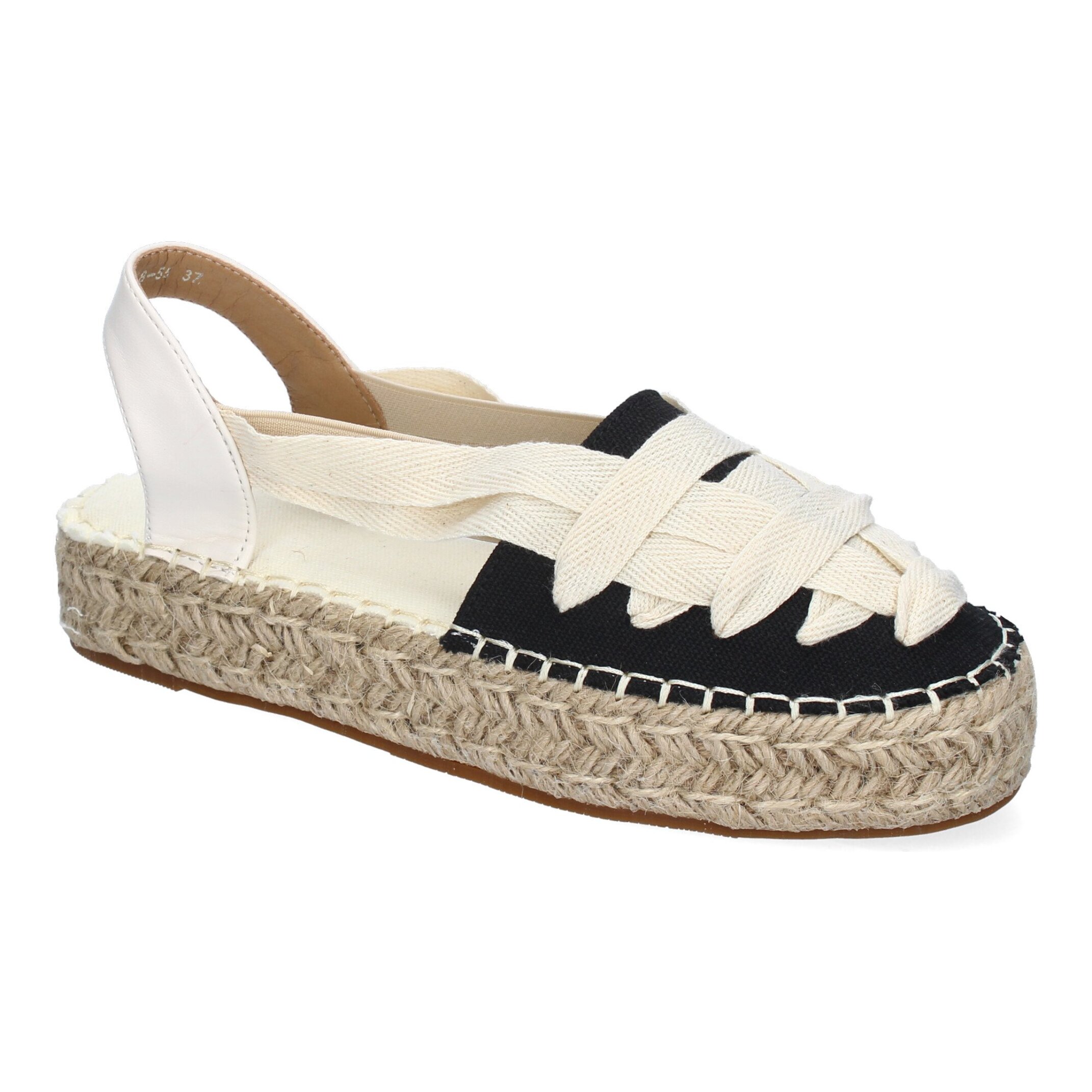 Alpargata Plana Estilo Valenciana para Mujer con Yute, Comodas y Elegantes, Diseño Moderno con Cintas