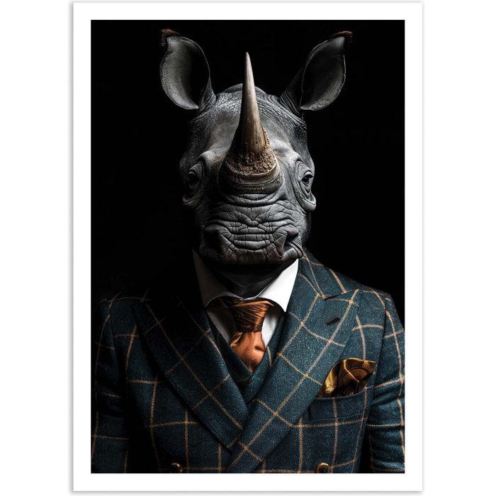 Affiche - Rhinoceros Wild Suits - Philippe Hugonnard