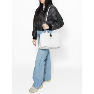 Borsa a mano da donna In Vera pelle Made in Italy 35x23x13 cm