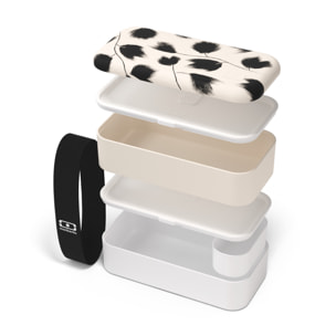 Lunch box 2 compartiments Original 1L Made in France Plume