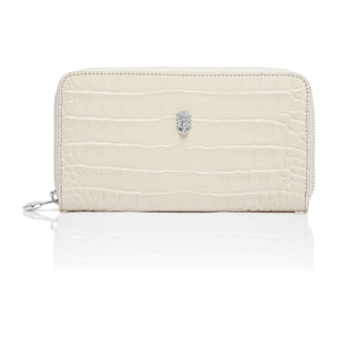 PHILIPP PLEIN Cartera con cremallera central COCCO