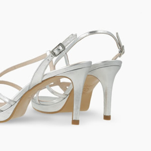 SANDALIAS PLATA LODIN