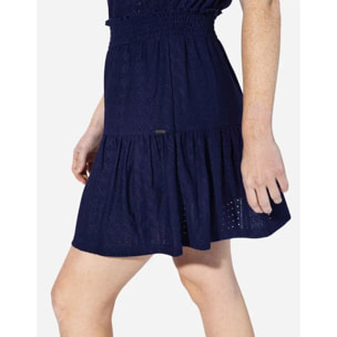 Falda Mini Azul Marino - Clara