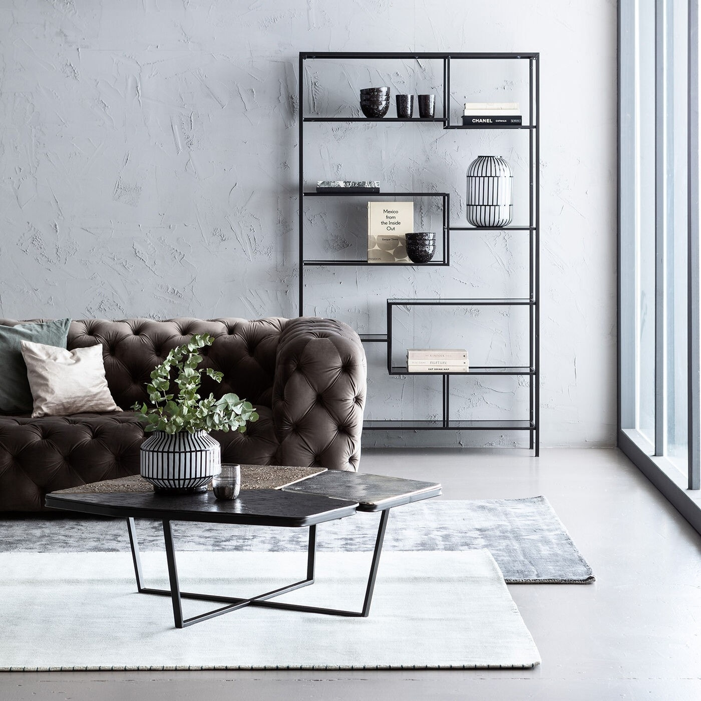 Étagère Loft noire Kare Design