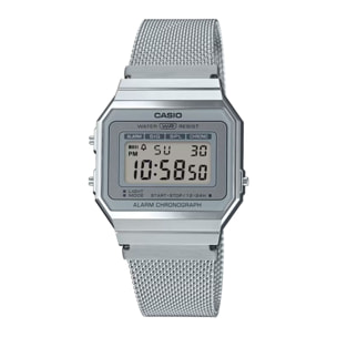 Reloj Casio A700WM-7A Unisex Digital Cuarzo con Correa de Acero inoxidable