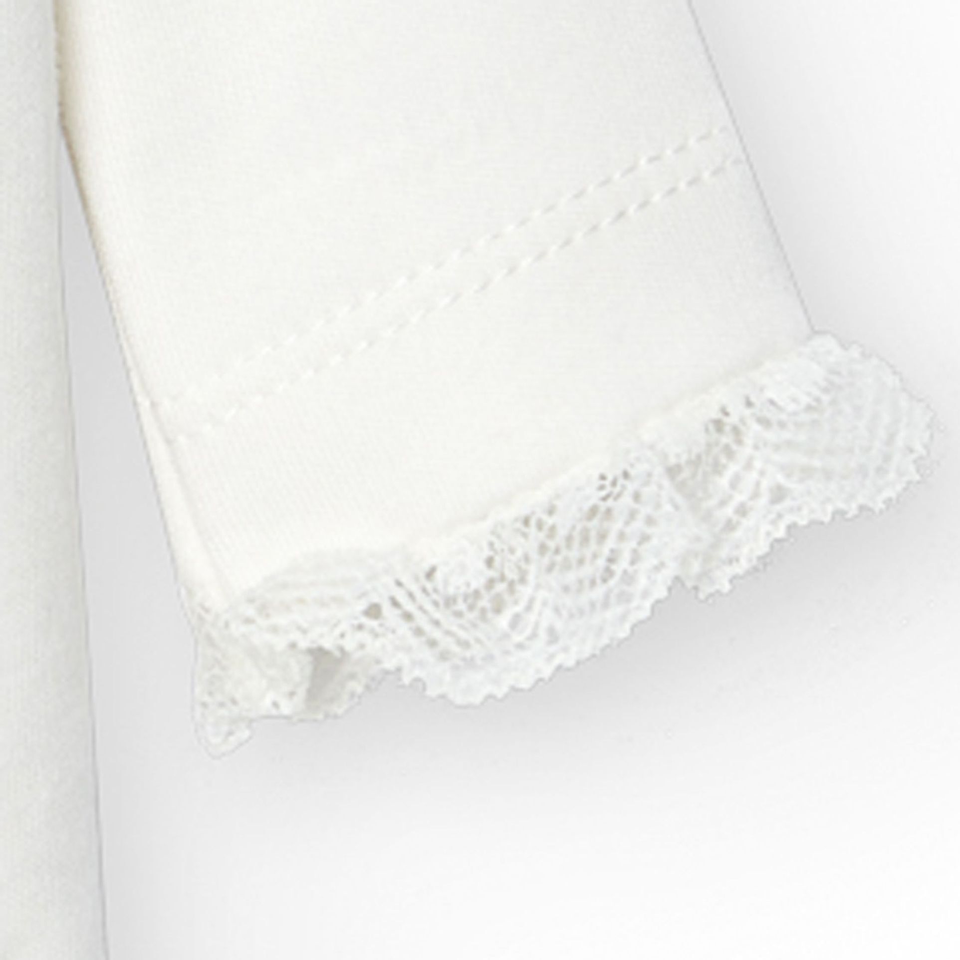 Body cruzado bebé manga larga puntilla