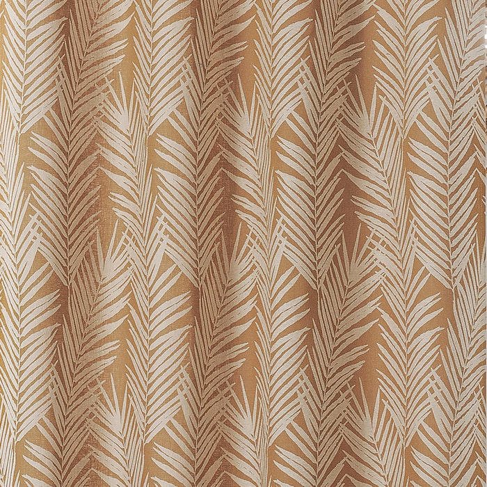 Tissu imprimé feuille de palmier - Jaune