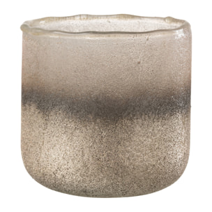 J-Line photophore Camille - verre - rose - large