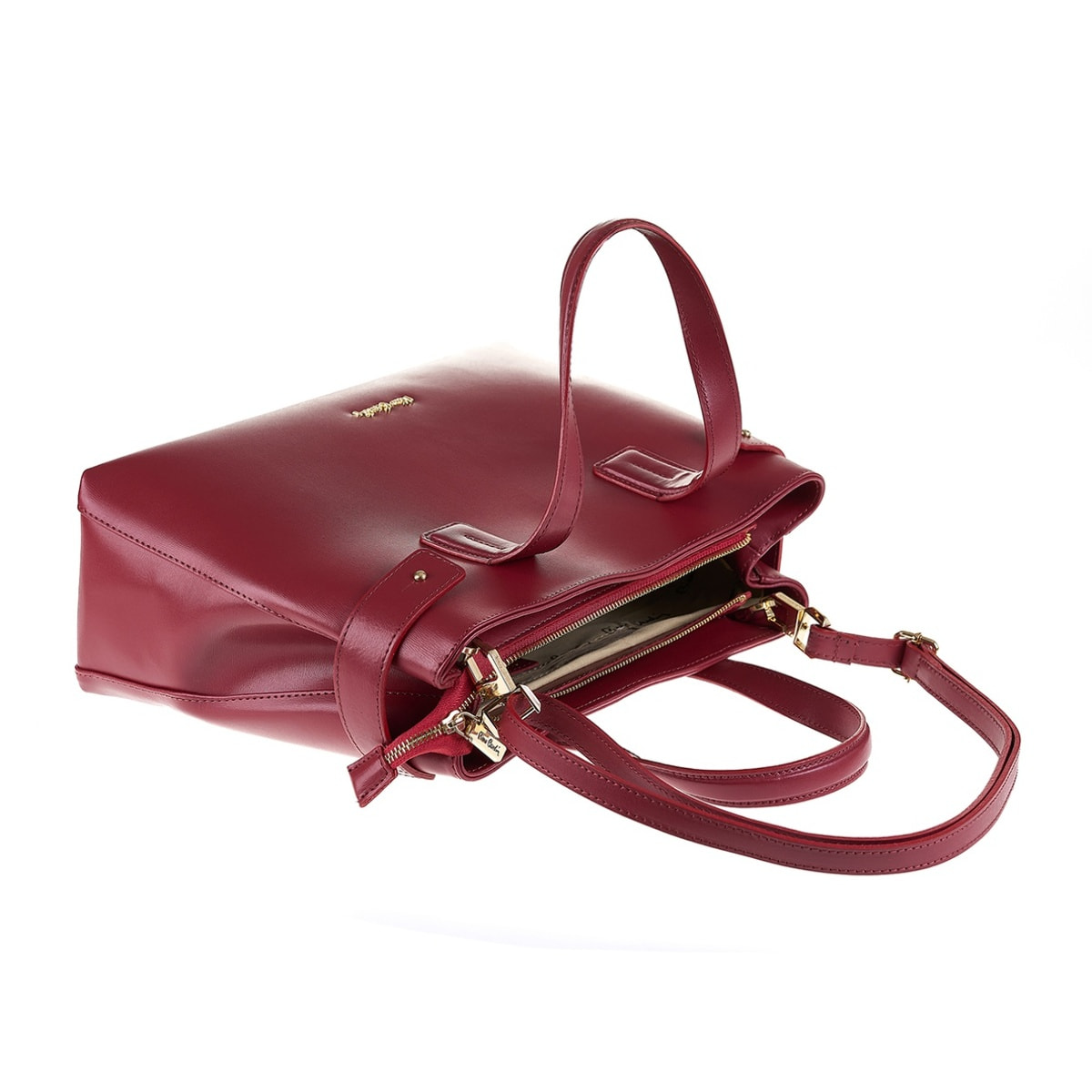 Borsa a mano da donna Made in Italy - Modello Emberly Nova - 100% pelle - 35.0 x 25.5 x 14.0 cm