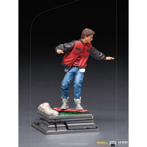 Ritorno al Futuro 2 Figura Marty Mcfly Hoverboard 20 cm Iron Studios