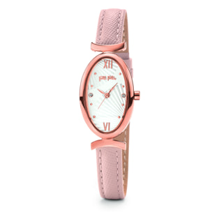 Reloj Folli Follie WF16R031SSS Mujer Analogico Cuarzo con Correa de Cuero