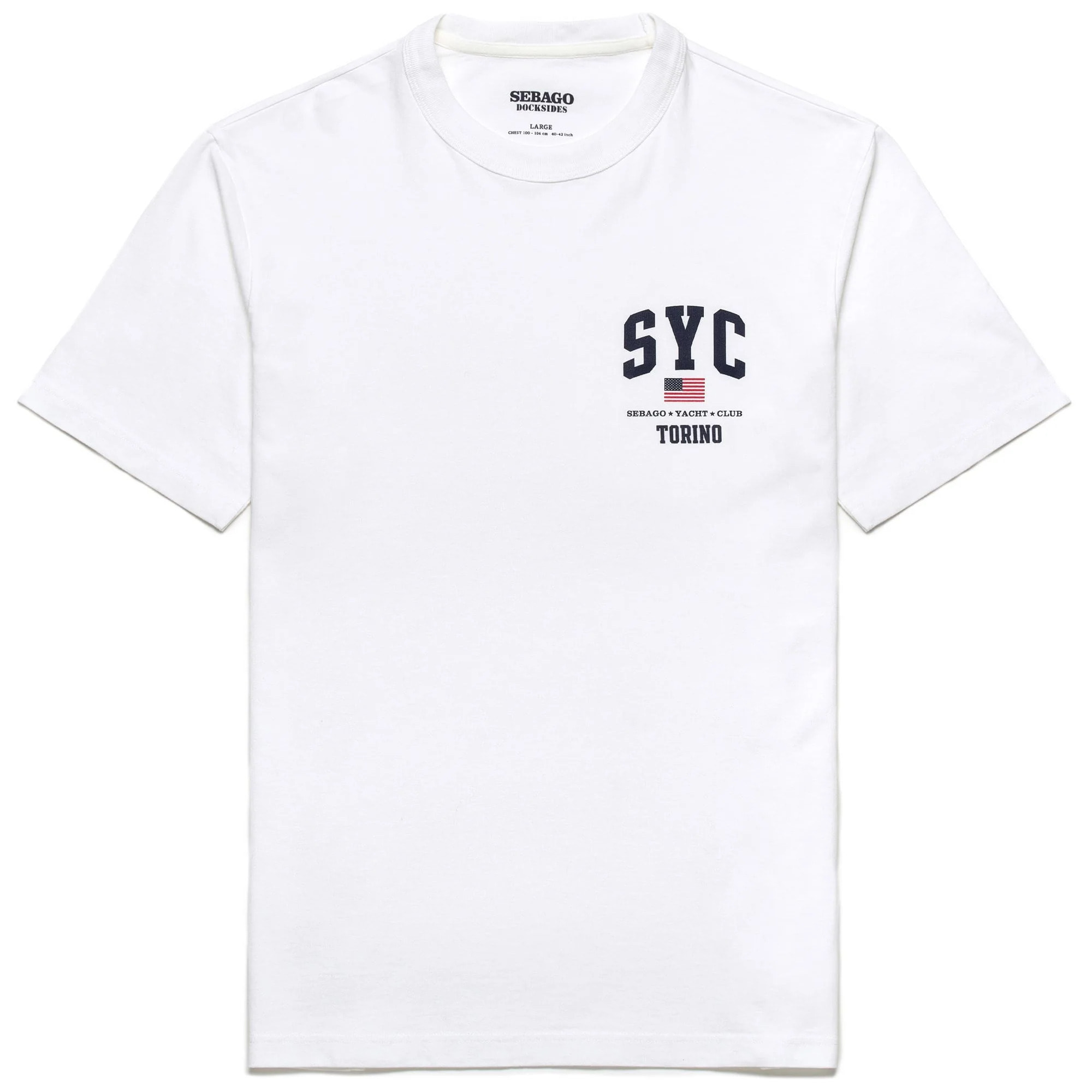 T-Shirts & Top Sebago Uomo Donna Bianco ICICLEHITCH TORINO