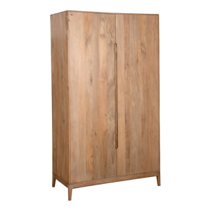 Armadio 2 ante in legno di mango