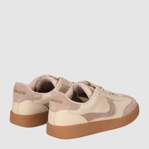 Deportivos - Beig - Tacón: Bajo